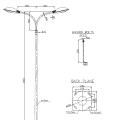 Steel Street Light Poles